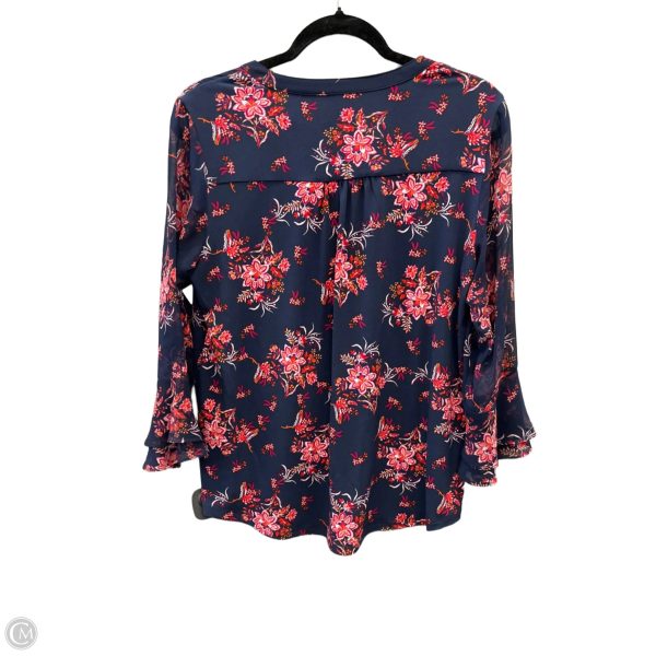 Blouse 3 4 Sleeve By Charter Club In Navy, Size: S Online Sale - Image 2