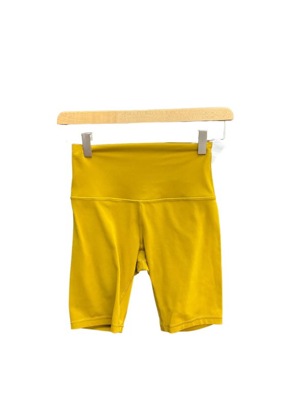 Yellow Athletic Shorts Lululemon, Size S on Sale