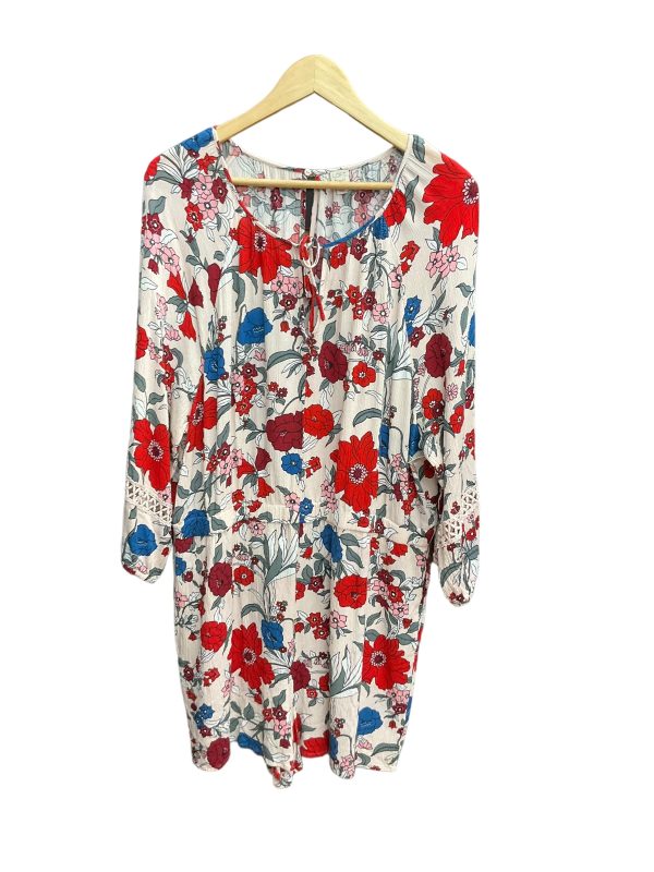 Floral Print Romper Loft, Size Xxl Online