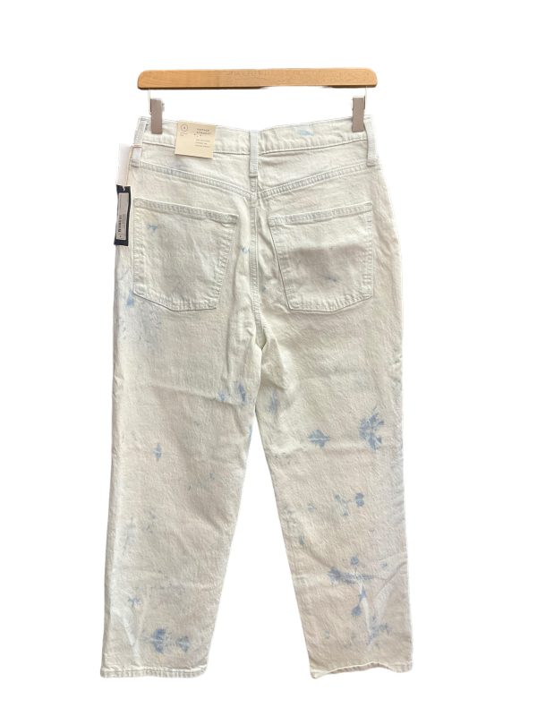 White Pants Wide Leg Universal Thread, Size 4 Hot on Sale - Image 2