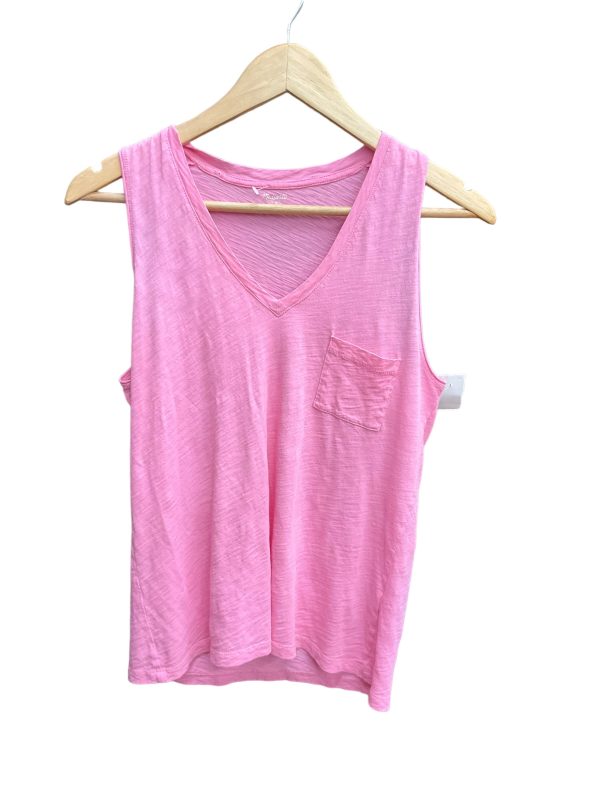Pink Top Sleeveless Madewell, Size Xs Online Hot Sale