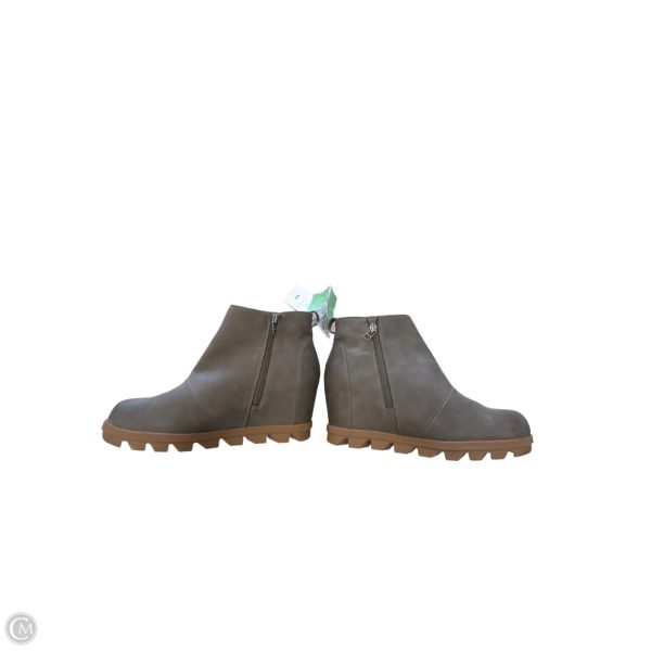 Boots Ankle Flats By Time And Tru In Grey, Size: 11 For Discount - Image 2