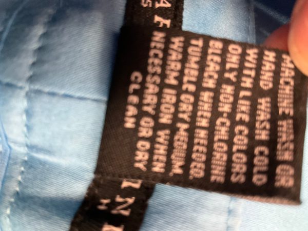 Blue Pants Cropped Larry Levine, Size 6 Supply - Image 4
