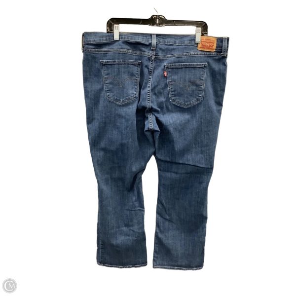 Jeans Straight By Levis Signature In Blue Denim, Size: 20 Supply - Image 2