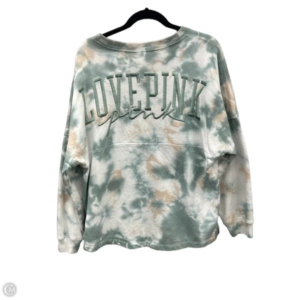Top Long Sleeve By Pink In Tie Dye Print, Size: L on Sale - Image 2