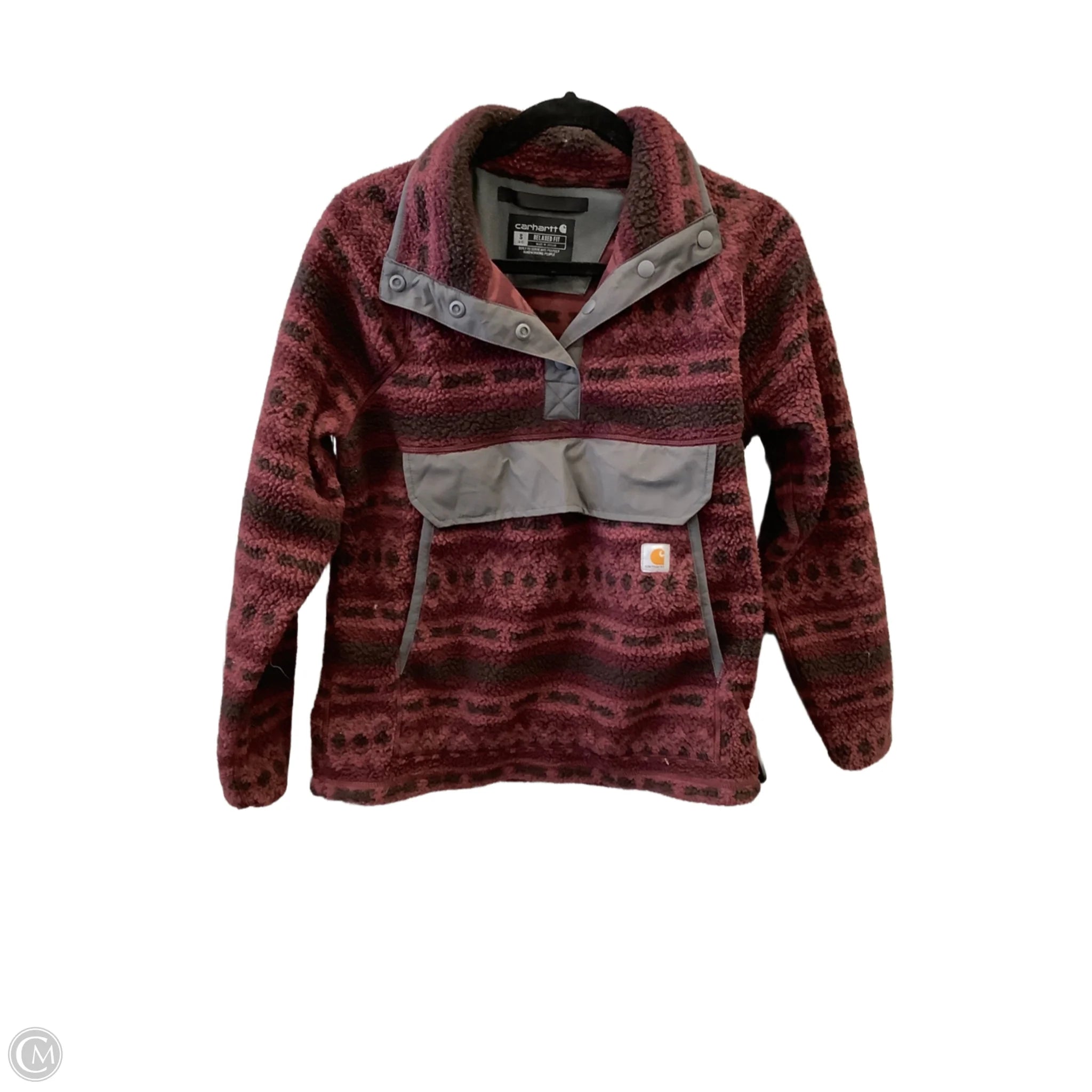 Sweatshirt Collar By Carhartt In Red, Size: S Supply