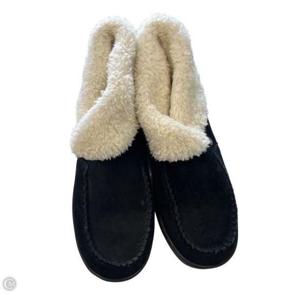 Boots Ankle Flats By Bobs In Black, Size: 8.5 Discount - Image 2