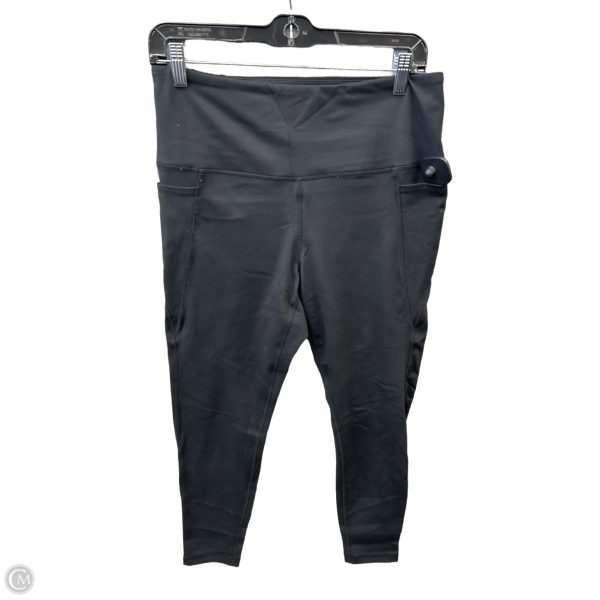 Athletic Leggings By Danskin In Black, Size: L For Discount