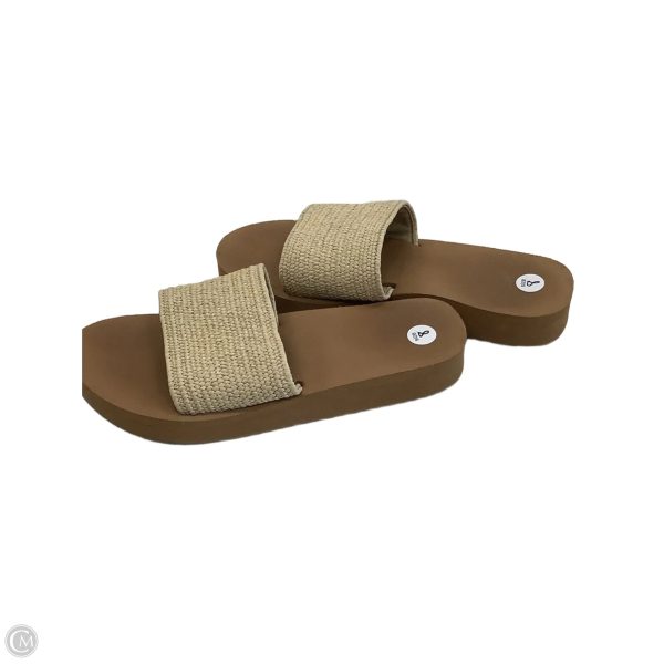 Sandals Flats By Cmf In Tan, Size: 8 Online now - Image 3