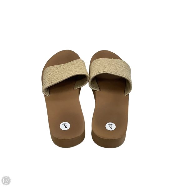 Sandals Flats By Cmf In Tan, Size: 8 Online now - Image 2