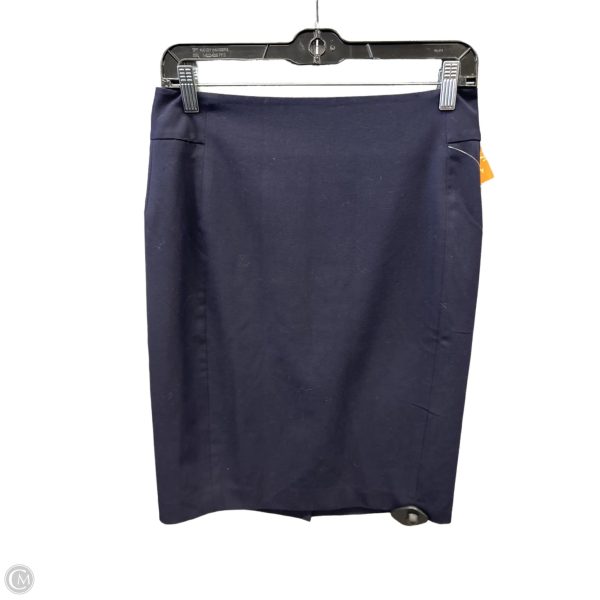 Skirt Midi By Loft In Navy, Size: 4 Online