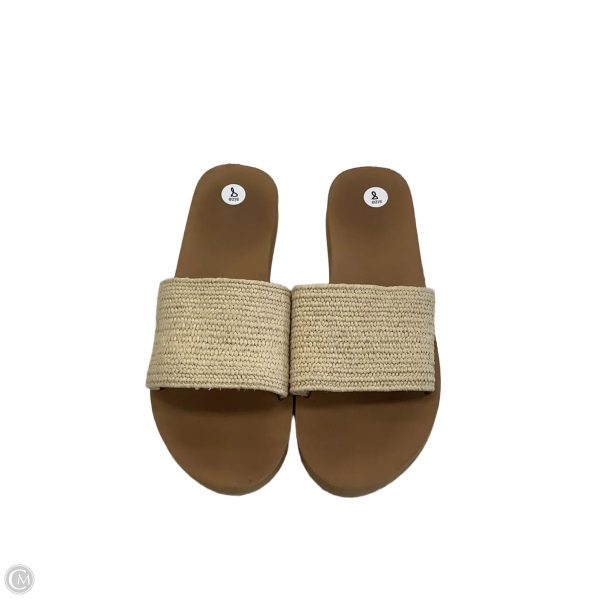 Sandals Flats By Cmf In Tan, Size: 8 Online now