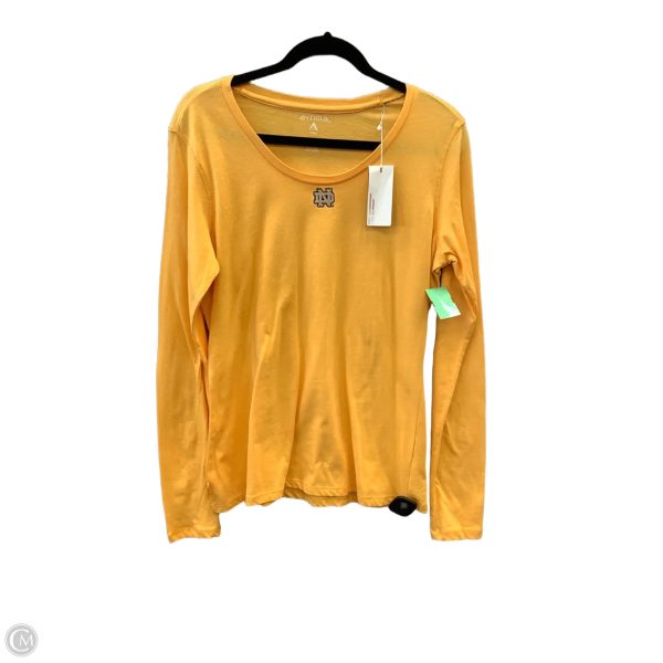 Top Long Sleeve By Clothes Mentor In Yellow, Size: L Online Hot Sale