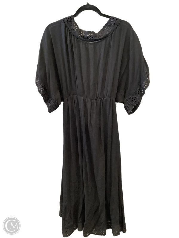 Swimwear Cover-up By Clothes Mentor In Black, Size: M Online - Image 2