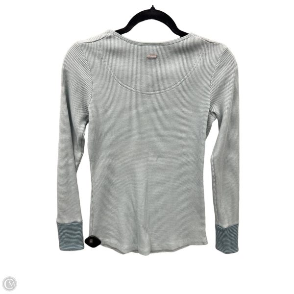 Athletic Top Long Sleeve Collar By Columbia In Blue, Size: S Online Sale - Image 2