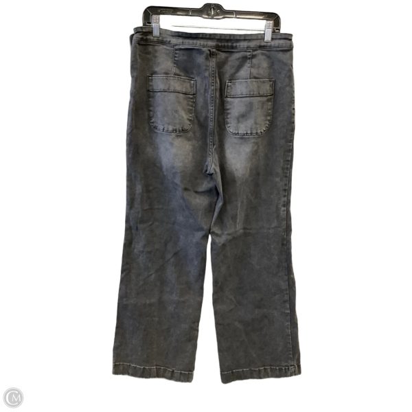 Jeans Straight By Lc Lauren Conrad In Grey, Size: 14 Online Sale - Image 2