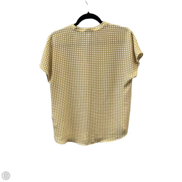 Top Short Sleeve By Carolina Belle In Yellow, Size: S Hot on Sale - Image 2