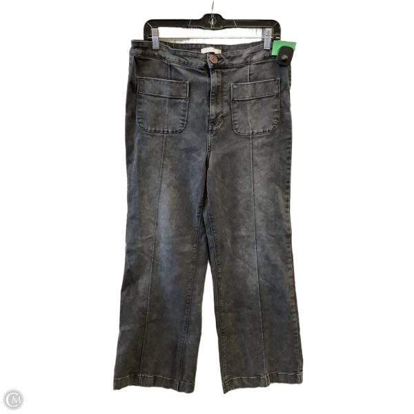 Jeans Straight By Lc Lauren Conrad In Grey, Size: 14 Online Sale