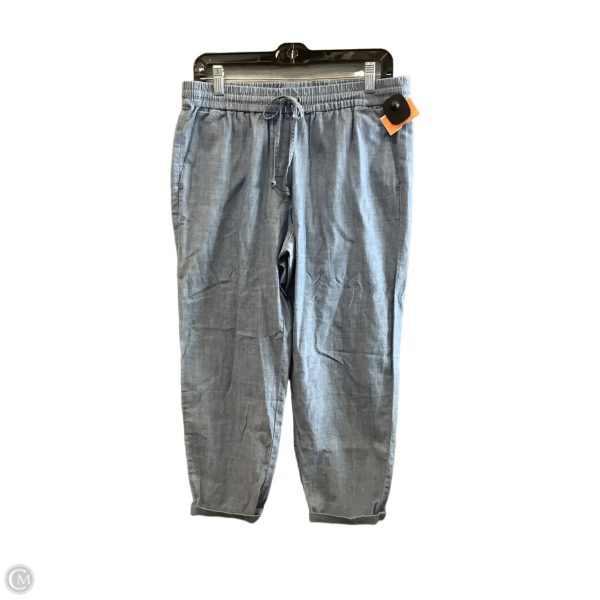 Pants Linen By J. Crew In Blue, Size: 8 For Cheap
