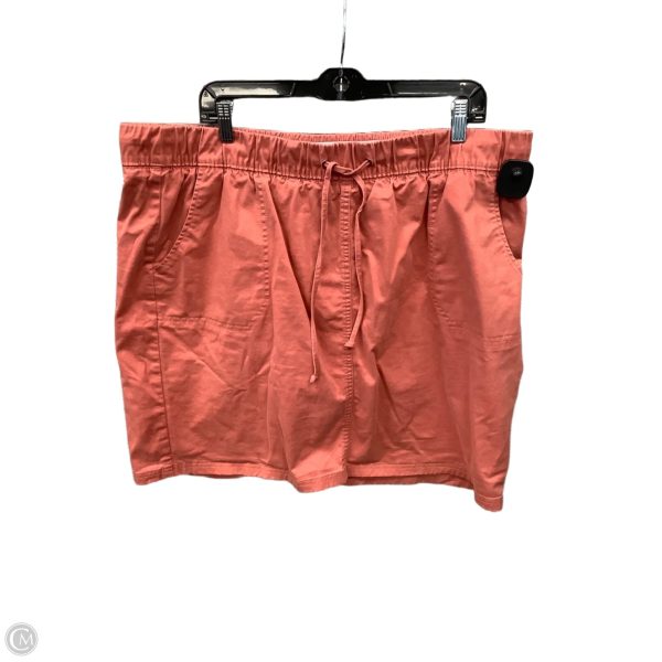 Skort By Denim And Company In Pink, Size: 18 For Discount