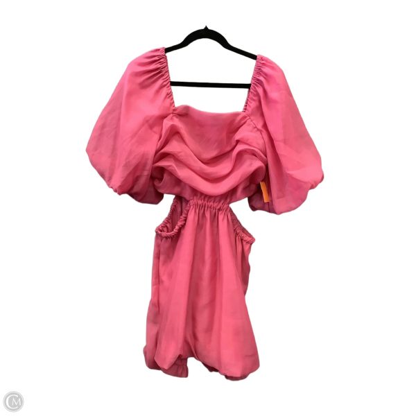 Dress Casual Short By A New Day In Pink, Size: L Cheap