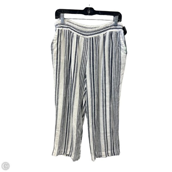 Pants Linen By Clothes Mentor In Striped Pattern, Size: 20 Cheap