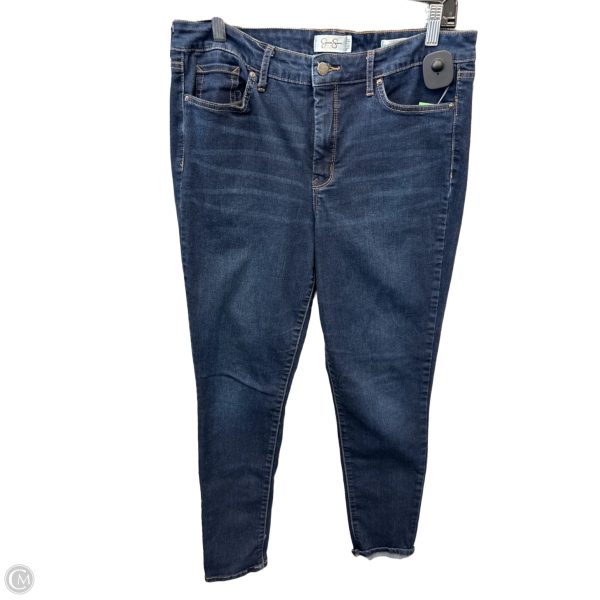 Jeans Skinny By Jessica Simpson In Blue Denim, Size: 12 on Sale