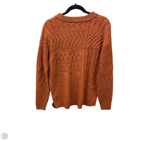 Sweater By Time And Tru In Orange, Size: M Cheap - Image 2
