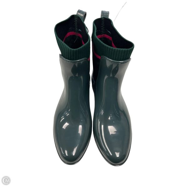 Boots Designer By Coach In Green, Size: 8 Hot on Sale - Image 2