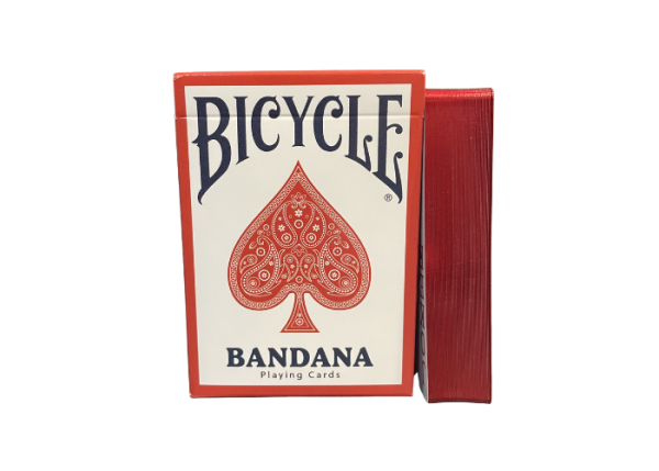 Bicycle Bandana Gilded Playing Cards - Sun Bleached Crimson Online Hot Sale