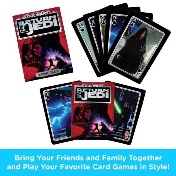 Return of the Jedi Playing Cards by Aquarius - Vadar Ewoks Jabba Oh My! Cheap - Image 4