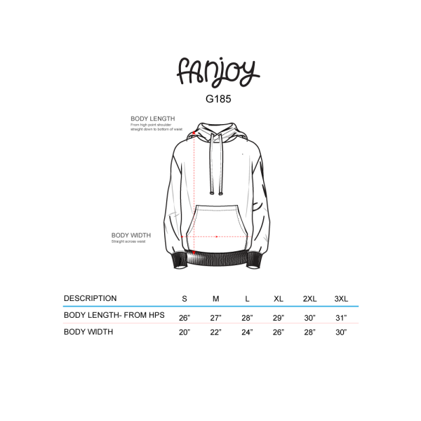 Fanjoy: Word Up White Hoodie Fashion - Image 2